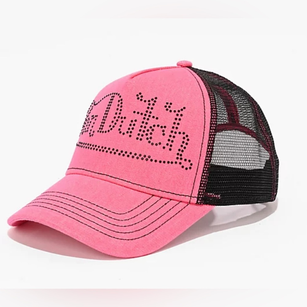 Von Dutch Pink and Black Cap